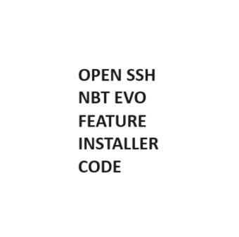 NBT EVO Open SSH Feature Installer Code